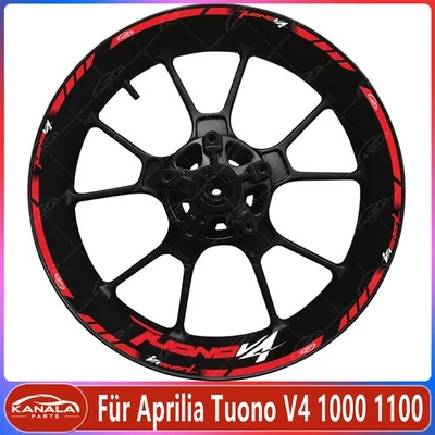 17 Zoll Motorrad aufkleber felge aufkleber Für Aprilia Tuono V4 1000 1100 Neu - Bild 1 von 4