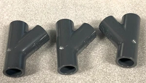 Menge 3 - Speere 875-005 1/2" Wye PVC Sched 80 Soc Fittings - Neu - Bild 1 von 3
