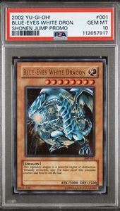 Blue-Eyes White Dragon *PSA 10* JMP-001 *Ultra Rare* 2002 *Vintage* Yugioh - Picture 1 of 2
