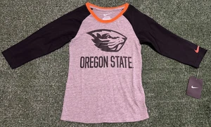 Camiseta Nike Oregon State Beavers Raglán Manga Larga (Niños Talla S) - Imagen 1 de 5