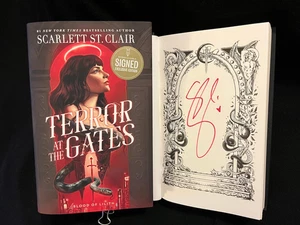 Scarlett St.Clair signed Terror At The Gates 1st printing B&N Exclusive HC book - Picture 1 of 1