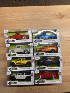 JADA Just Trucks 1/32 Diecast Lot Ford Chevy Pickup Blazer Jeep Raptor 4x4 More - Picture 1 of 5