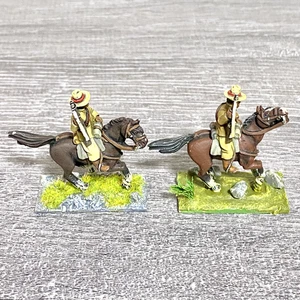 2x 28mm Colonial British Cavalry Mounted Painted Metal Miniatures Zulu War #4 - Bild 1 von 4