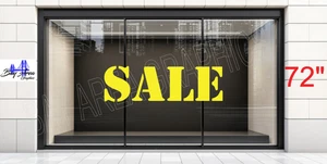 SALE Vinyl Window Decal Sign Waterproof Outdoor ORACAL 651 for Business - Picture 1 of 12