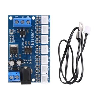 2X(7 Channel RS485  Temperature Sensor Measurement MODBUS RTU Paperless1694 - Image 1 of 3