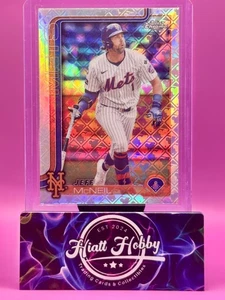 Logofractor cromado Topps 2025 - Jeff McNeil #167  - Imagen 1 de 2
