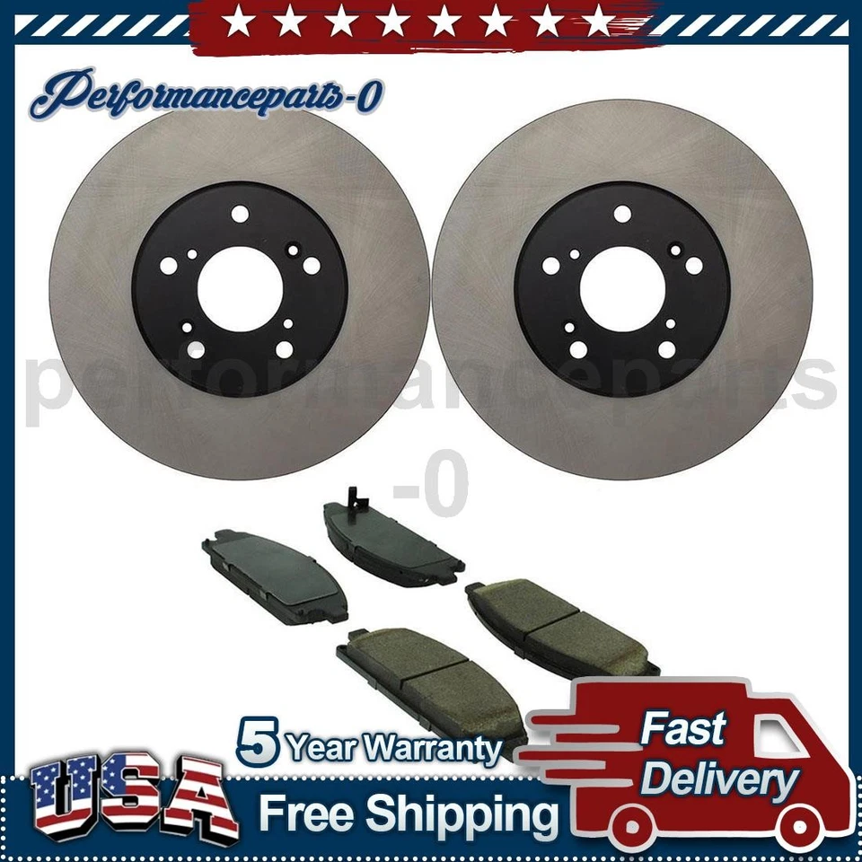 Juego de pastillas de freno de disco delanteras Centric Parts rotor de freno de disco para Acura MDX 2003-2006 Foto 1 de 4