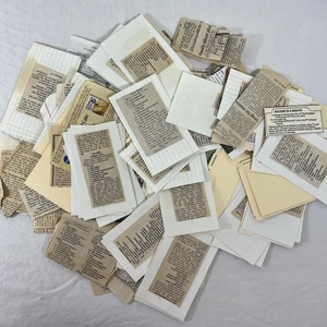 Recortes de recetas vintage - ENORME LOTE - Colección de recetas de la abuela - Periódico - Imagen 1 de 7