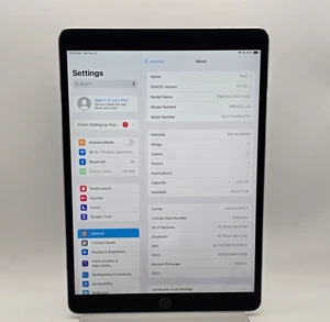 Apple iPad Pro 10.5" 1ª Generación - 256 GB - Gris espacial - Wifi y celular - Imagen 1 de 7