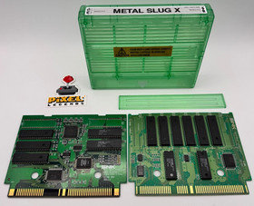 US Seller - Metal Slug X SNK Cartridge Neo Geo MVS -Relabeled - Tested & working