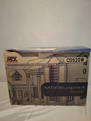 MTX Audio Blueprint Contractor 5.25" 2-Way In-Wall Speakers CD520W - Image 1 of 4