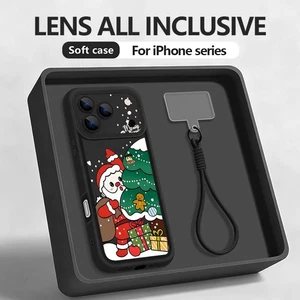 Für iPhone 17 Pro Max 16 15 14 13 12 11 Air 16E Armband Weihnachtsmann Hülle Cover - Bild 1 von 17