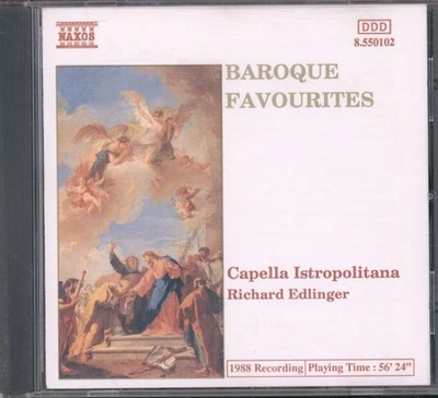 8550102 Capella Istropolitana, Richard Edlinger Baroque Favourites 8550102 CD - Image 1 of 2