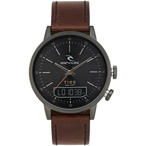 RELOJ SURF DIGITAL DE CUERO DRAKE TIDE RIP CURL - A1147 Gunmetal PVP $299.99 - Imagen 1 de 5