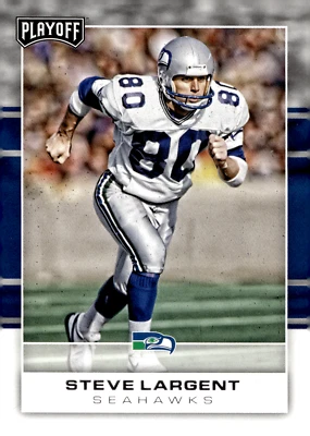 2017 Panini Playoff - #177 Steve Largent Seahawks - Image 1 of 2