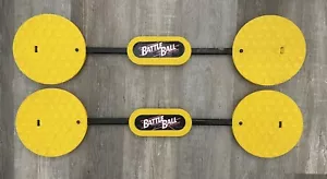Battle Ball Paddles Vintage Lawn Yard Game by Milton Bradley 1989 Rare Toy - Picture 1 of 9