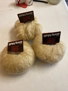 Laines Anny Platt, Gres, Luxusgarn hellbraun, 50 gr, 3 Knäuel, 1 3/4oz, 280 Yds - Bild 1 von 4