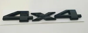Para FORD Ranger 4x4 Brillo Negro Metal INSIGNIA Logotipo Universal Raptor XLT Wildtrak - Imagen 1 de 1