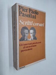 SCRITTI CORSARI PRIMA EDIZIONE - PIER PAOLO PASOLINI - GARZANTI - 1975