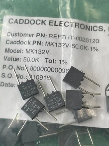 1x MK132V-50.0K-1% 0.75W Compacto Radial-Plomo Precisión Película de Potencia Resistencias 50kΩ - Imagen 1 de 1