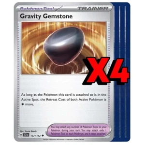 4x Gravity Gemstone 13/142  - Stellar Crown - Pokemon TCG - Playset x4 - Picture 1 of 1