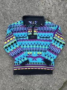 Rare Columbia Powder Keg Fleece Blue Lapis Purple Pullover Jacket🏜️- Size S✅ - Picture 1 of 4