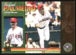 1999 Pacific Omega Gold #238 Rafael Palmeiro /299
