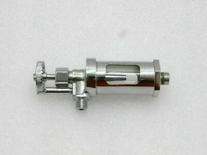 Vintage Motorcycle Nickle Plated Oil Pump Fit For Bsa, Norton, Ajs Etc  - Picture 1 of 6