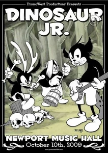 Dinosaur JR 2009 Concert VINTAGE BAND Music Rock Poster Wall Picture A4 + - Picture 1 of 2