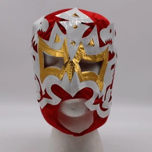 Red Warrior Pro Wrestling Lucha Libre Mask WWE Wrestler WWE AAA CMLL - Picture 1 of 4