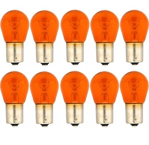 Sylvania Basic 7507 PY21W 21W Ten Bulbs Rear Turn Signal Replace Stock Lamp Fit - Picture 1 of 8