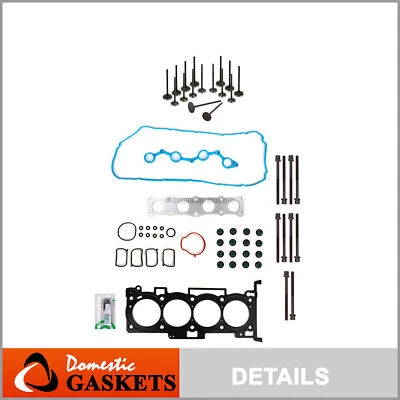 Head Gasket Set Intake Exhaust Valves Fit 09 Hyundai Kia Rondo Optima 2.4L - Image 1 of 4