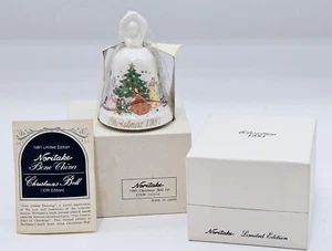 Noritake Bone China Christmas Bell 1981 Made in Japan - Picture 1 of 6