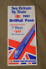 Britrail Rail Pass Brochure 1981