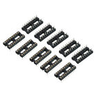 DIP IC Chip Socket Adapter Round Pin 18P 2.54mm Pitch IC Socket, 10 Pack