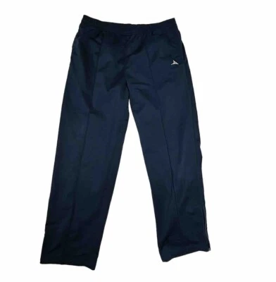 Mens Ankle Zip Sweatpants Size L Pirma Navy Blue Authentic Cruz Athleisurewear - Image 1 of 4