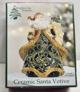 Bealls 9” Ceramic Snowman Votive Holder Christmas Holiday New In Box - Picture 1 of 6