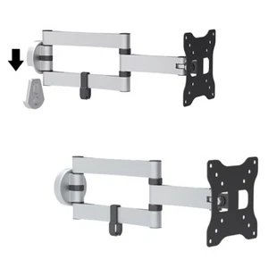 Articulating Tilt Swivel Arm LCD LED Monitor TV Wall Mount 19 20 21 22 23 24 27"