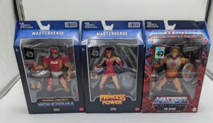 Set of 3 Mattel Masters of the Universe Masterverse 40th Anniversary He-Man - Picture 1 of 7