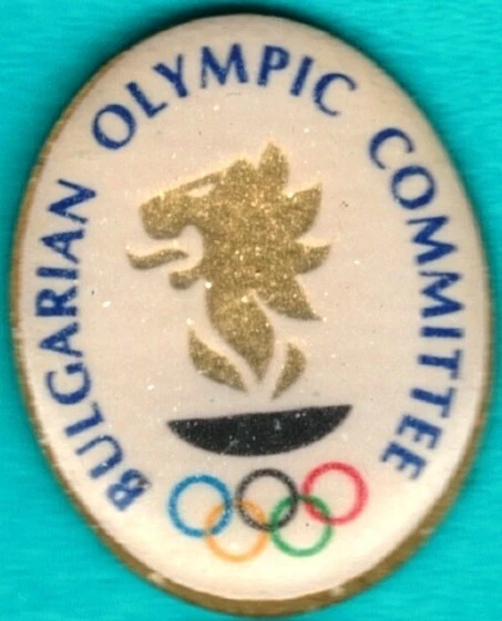 Nice Undated Oval Bulgaria Olympic Team NOC Pin - Image 1 of 1