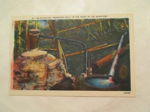 Postcard an 80 Gallon Moonshine Still in the heart of the mountains - Picture 1 of 2