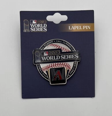 2023 WORLD SERIES - Lapel Pin - Arizona Diamondbacks - OFFICIAL - Image 1 of 3