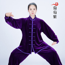 NEW Winter Thickened Tai Chi Clothing Women's Men's Velvet Martial Arts Clothing