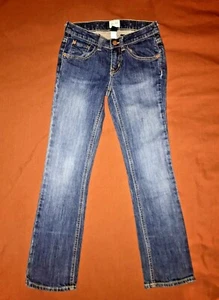 TCP Childrens Place Girl Sz 10 Bootcut Blue Jeans Skinny Stretch  - Picture 1 of 12