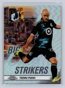 2024 Topps Chrome MLS #CS-17 Teemu Pukki Big City Strikers-Minnesota United FC - Picture 1 of 2