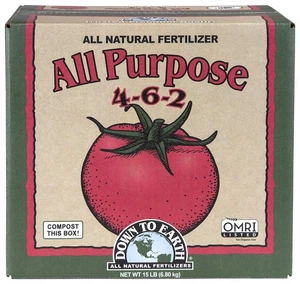 Organic All Purpose Tomato & Vegetable Mix 4-6-2, 15 lb - Picture 1 of 8