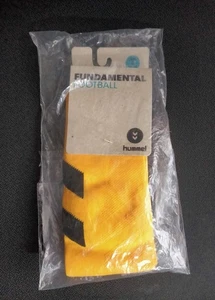Hummel Element Football Socks Yellow With Reinforced Heel & Toe EU Size 32-35 - Picture 1 of 3