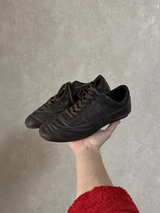 De colección Raro Dirk Bikkembergs Fútbol Marrón Zapatos Tenis Para Hombre Talla 42 9 8 27 - Imagen 1 de 20