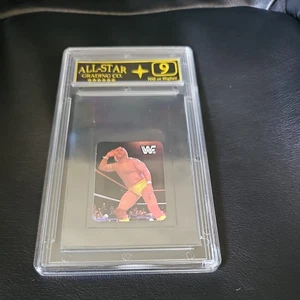 1987 Hostess Munchies WWF Wrestlemania Stickers Hulk Hogan (In Ring) graded 9 - Picture 1 of 3