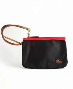 VINTAGE - Dooney and Bourke Clutch Wristlet Geldbörse Duck Logo Nylon - Bild 1 von 3